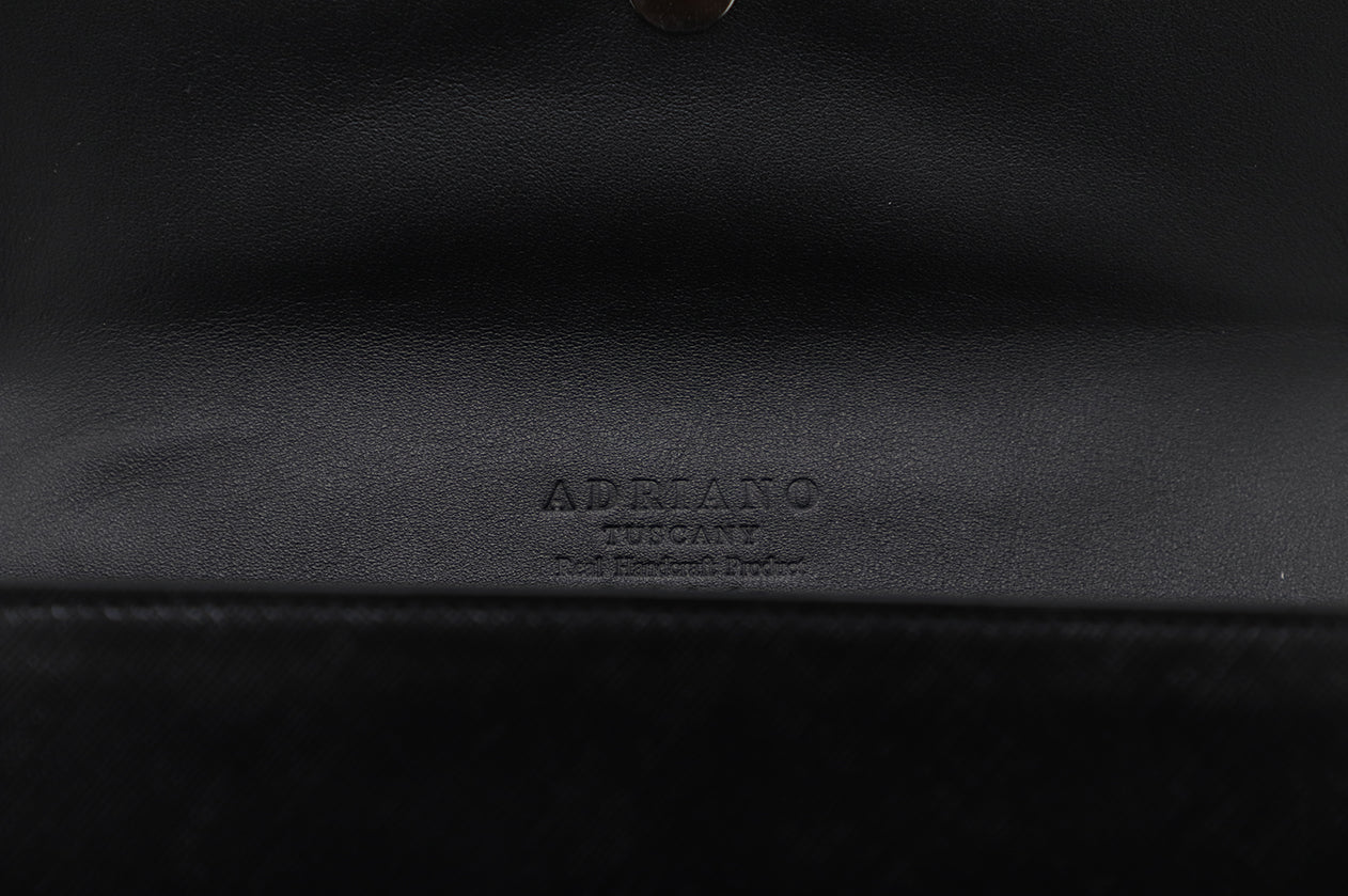 Women's Black Italian Leather Wallet. 100% made in Italy - World Chic