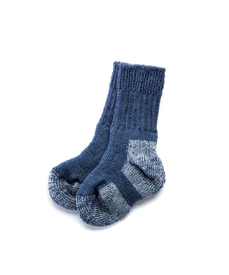 Blue Children Outdoor Socks - Icelandic Wool Socks - 100% Made in Iceland - World Chic