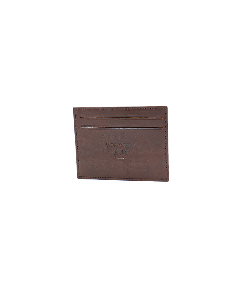 Men's Dark Brown Italian Leather Wallet. 8 Card Slots.100% made in Italy - World Chic