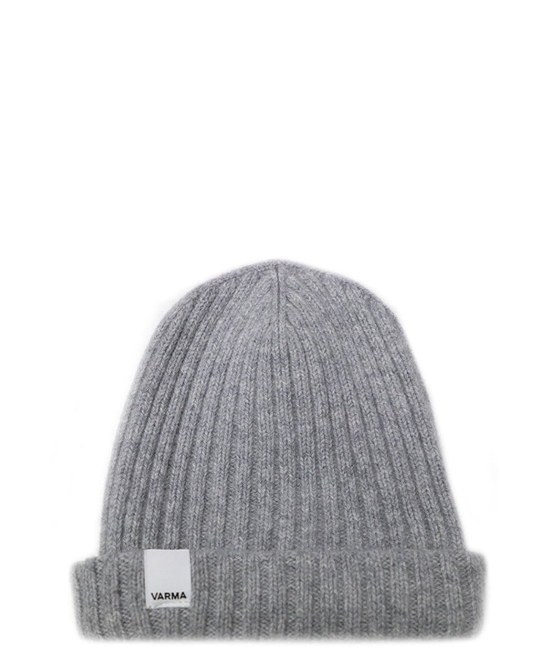 Light Gray Child's Icelandic Wool Ribbed Beanie - 100% Made in Iceland - World Chic