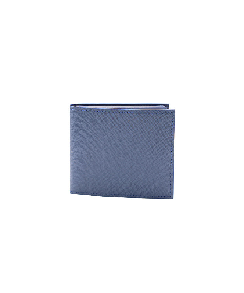 Prada Saffiano Leather Wallet in Blue for Men