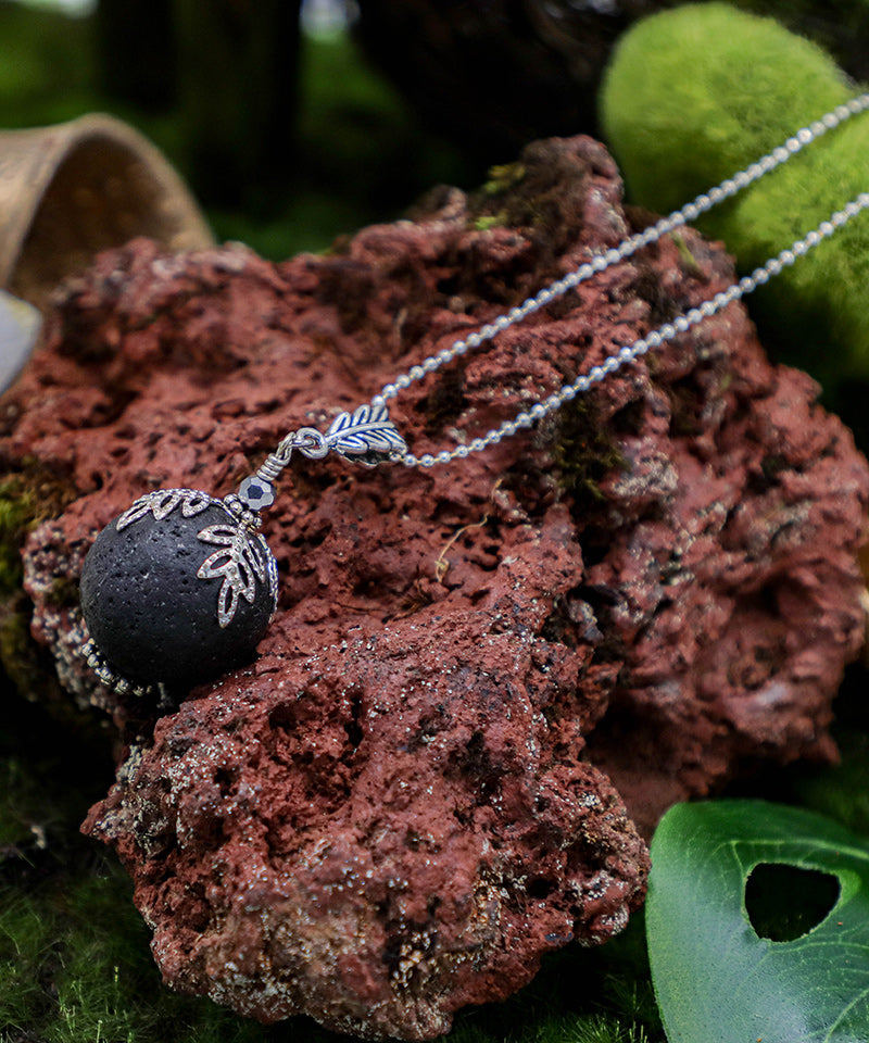 Long Necklace - Iceland Lava Rock Jewelry – 100% Made in Iceland – World Chic