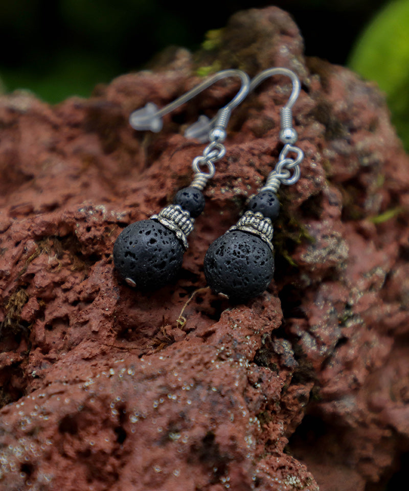 Dangle Earrings - Iceland Lava Rock Jewelry – 100% Made in Iceland – World Chic