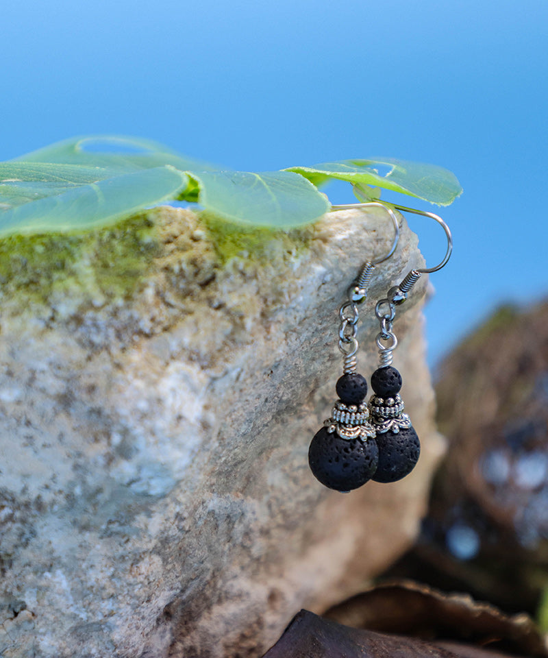 Dangle Earrings - Iceland Lava Rock Jewelry – 100% Made in Iceland – World Chic