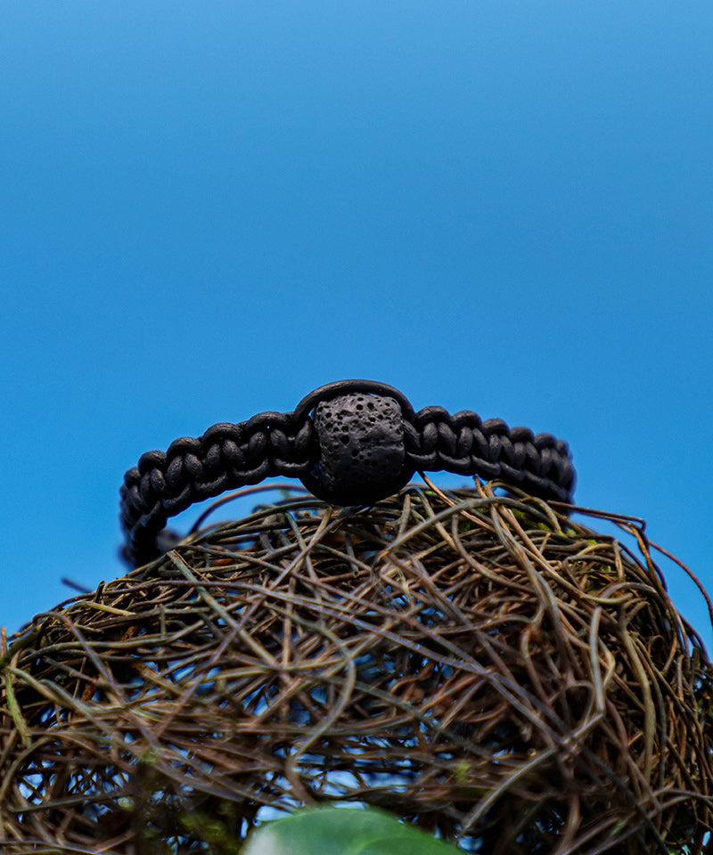 Leather and Lava Rock Bracelet - Iceland Lava Rock Jewelry – 100% Made in Iceland – World Chic