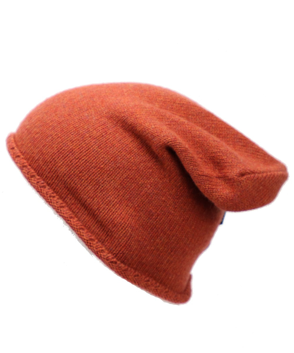 Rusty Red - Men and Women's Icelandic Wool Beanie - 100% Made in Iceland - World Chic