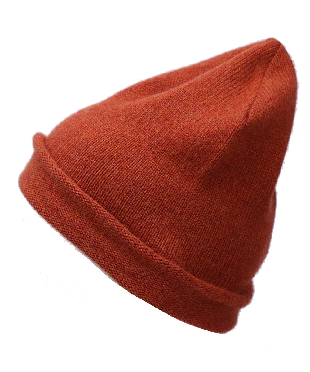 Rusty Red - Men and Women's Icelandic Wool Beanie - 100% Made in Iceland - World Chic