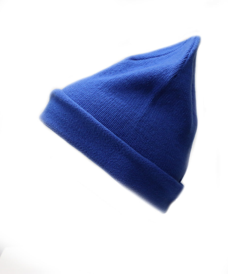 Blue - Men and Women's Icelandic Wool Beanie - 100% Made in Iceland - World Chic