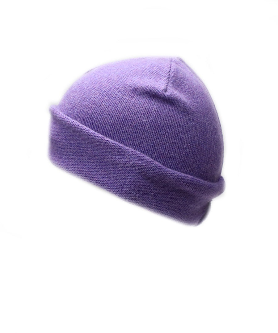 Purple - Men and Women's Icelandic Wool Beanie - 100% Made in Iceland - World Chic