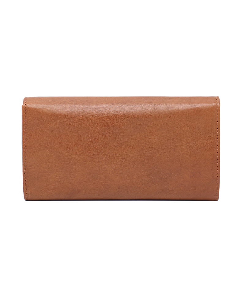 Women's Brown Italian Leather Wallet. 100% made in Italy - World Chic