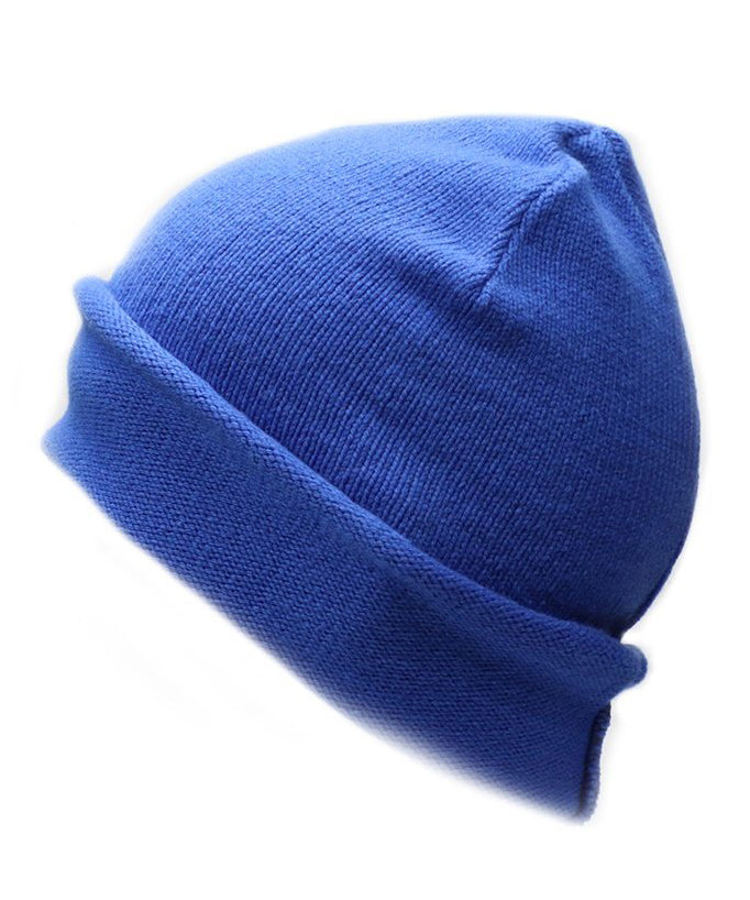 Blue - Men and Women's Icelandic Wool Beanie - 100% Made in Iceland - World Chic