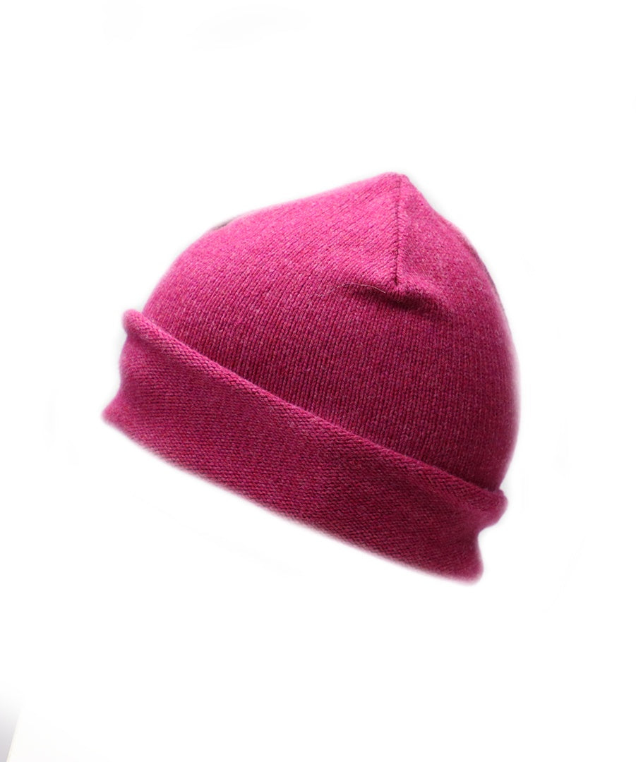 Pink -Men and Women's Icelandic Wool Beanie - 100% Made in Iceland - World Chic