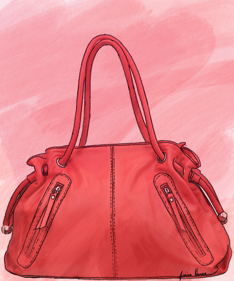 Women's Red Italian Leather Handbag. 100% Made in Italy - World Chic