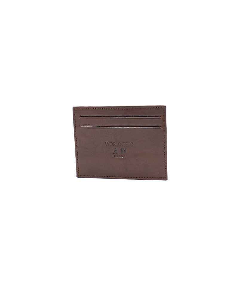 Men's Dark Brown Italian Leather Wallet.  8 Card Slots.100% made in Italy - World Chic