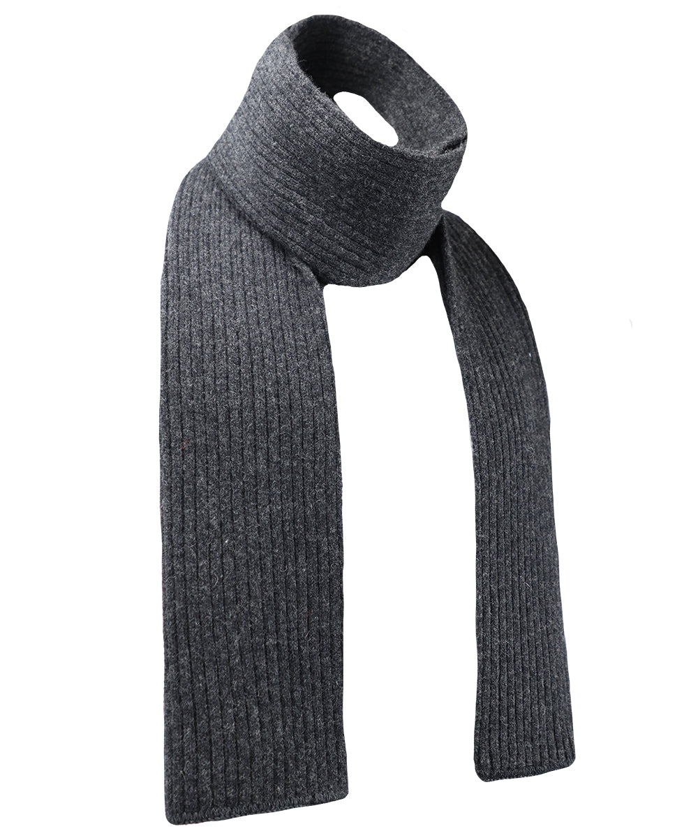 Charcoal / Gray - Men and Women's Icelandic Wool Scarf - 100% Made in Iceland - World Chic