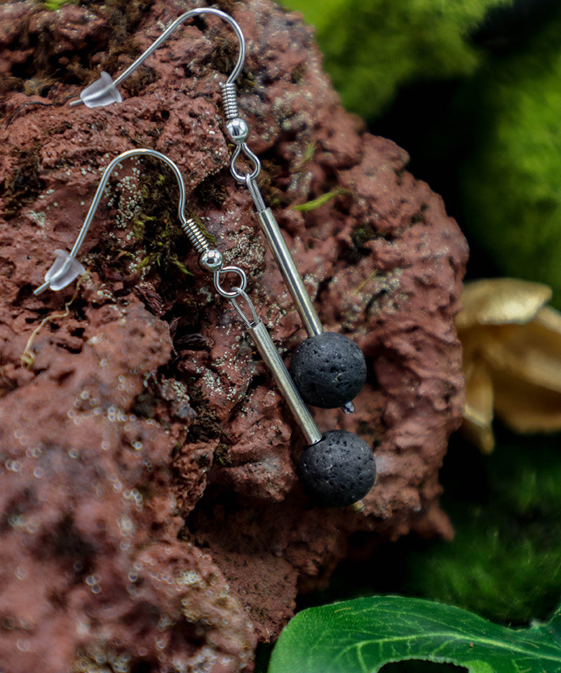 Lava Rock Earrings - Iceland Lava Rock Jewelry – 100% Made in Iceland – World Chic