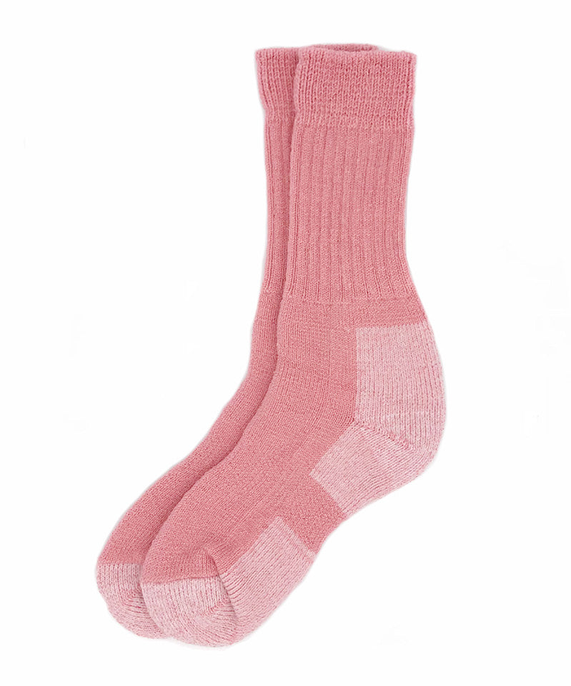 Outdoor Socks - Pink - Men and Women's Icelandic Wool Sock - 100% Made in Iceland - World Chic