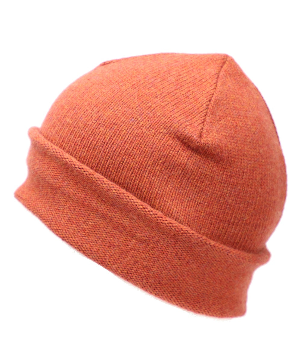 Rusty Red - Men and Women's Icelandic Wool Beanie - 100% Made in Iceland - World Chic