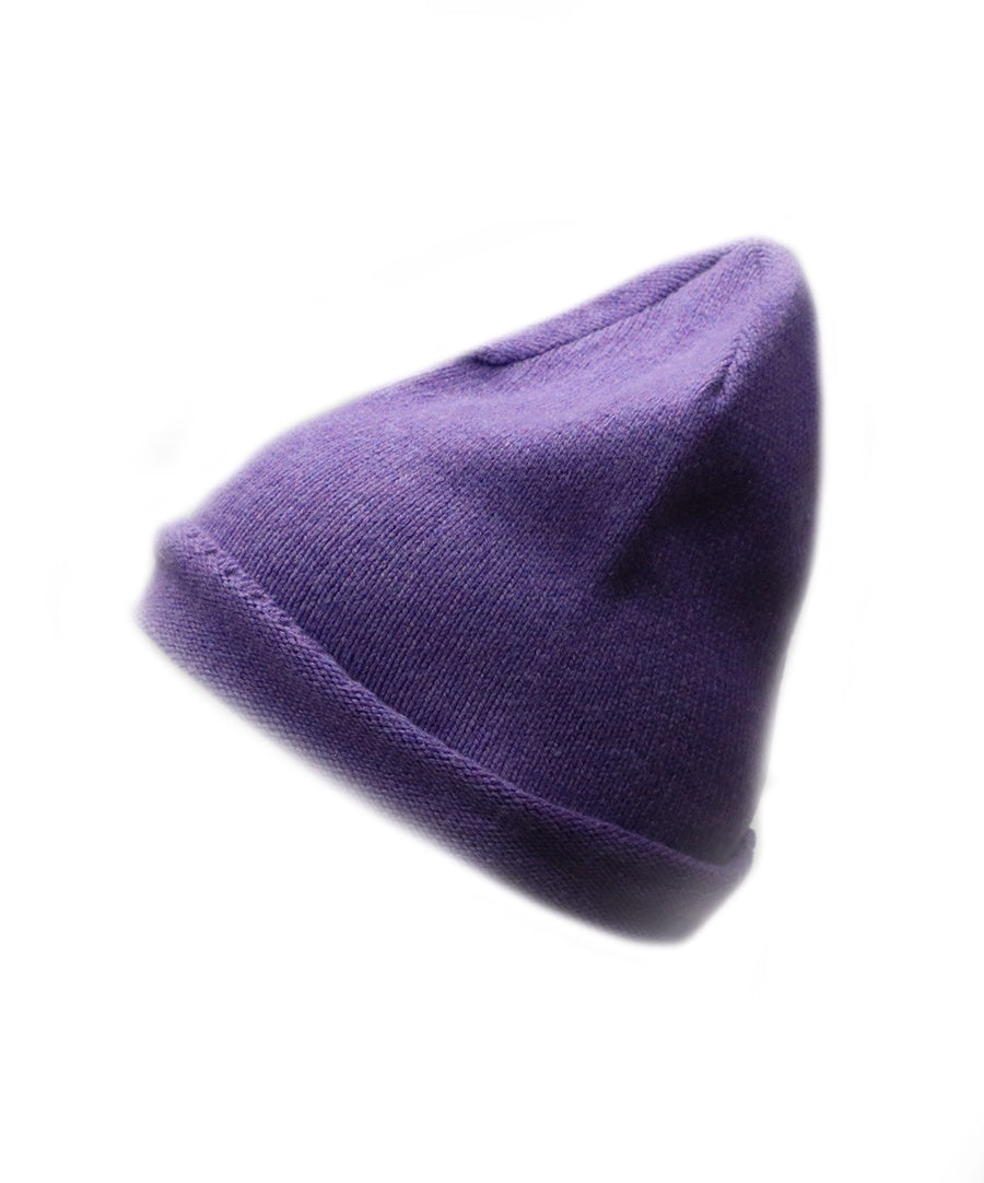 Purple - Men and Women's Icelandic Wool Beanie - 100% Made in Iceland - World Chic